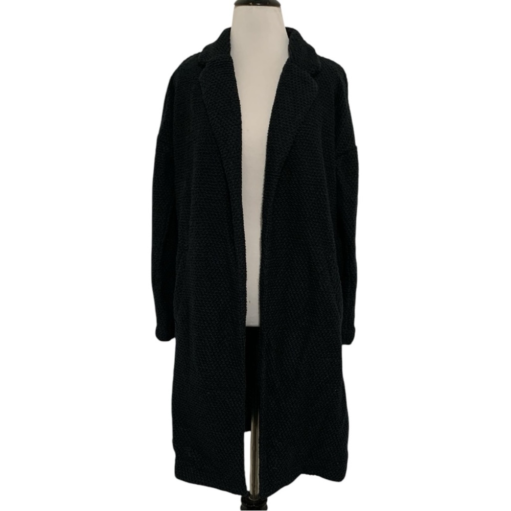 Marine Layer Birdseye Textured Open Front Cardigan - image 1